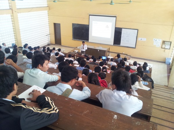 Presentation at Institute of Technology of Cambodia About Mobile Market and Mobile Technology - Phally from Top